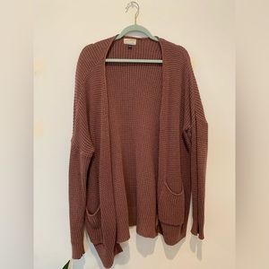 Soft Pink Cozy Cardigan